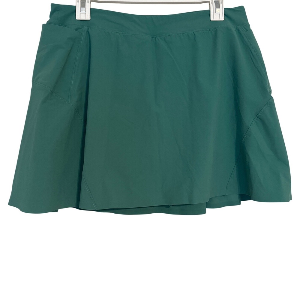 Peter Millar Skort Teal Green UPF 50+ Performance Golf Tennis Womens Size L